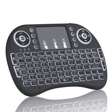 Mini Wireless Backlit Keyboard with Touchpad