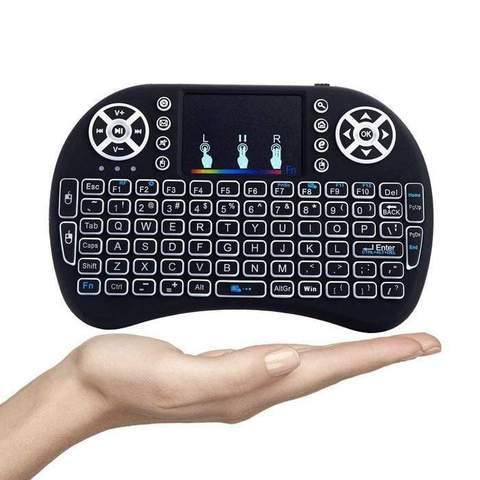 Mini Wireless Backlit Keyboard with Touchpad